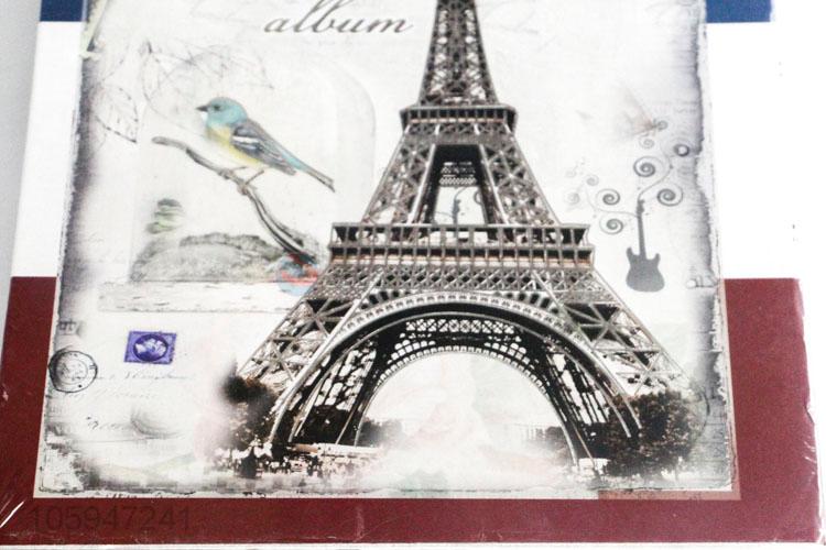 China Hot Sale Eiffel Tower Pattern Photo Album Picture Case Storage