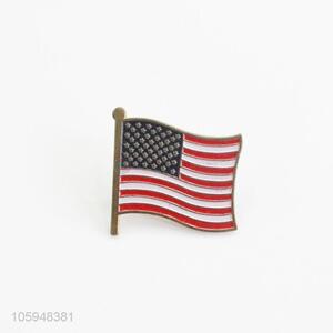 Reasonable Price American Flag Printed Badge Brooch