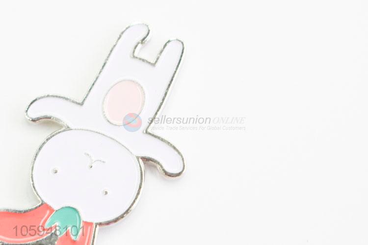 Factory Promotional Cartoon Rabbit Alloy Keychain