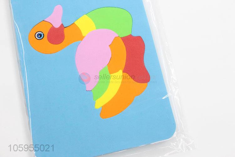 Cartoon Duck Educational DIY EVA Puzzle Toy