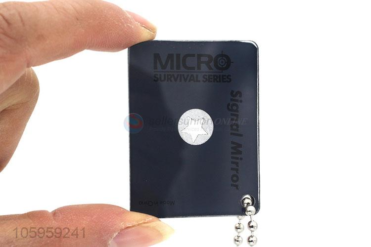 Hot selling high quality outdoor hiking survival signal mirror