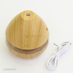 Good sale mini wood grain office usb air humidifier with led light