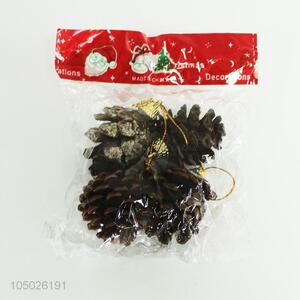 Wholesale popular Christmas decoration plastic pinecones