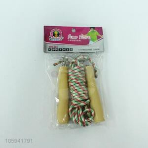 China Factory Supply Wooden Handle Skipping Rope