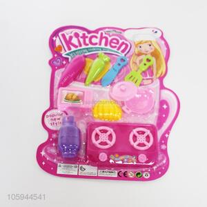Professional supplier kids plastic kitchen cooking set toys