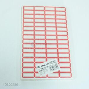 Hot Selling Blank Print Coated Paper Removable Sticker Label Sticker