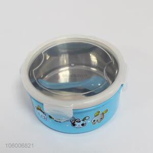 Best price round Kids stainless steel lunch box food container