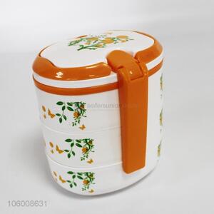 Factory Sales Portable 3-layer Plastic Lunch Box