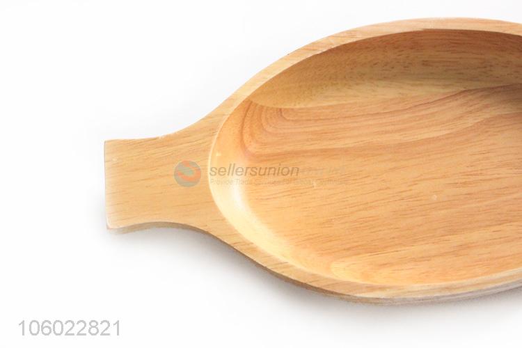 Factory Supply Oval Salad Bowl Best Wooden Tableware