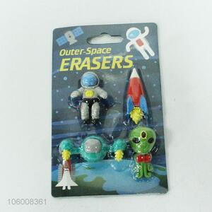 Best Sale 4PCS Cute 3d Erasers Set For Kids