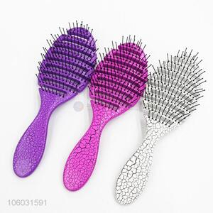 Unique Design Colorful Hair Brush Plastic Hair Comb