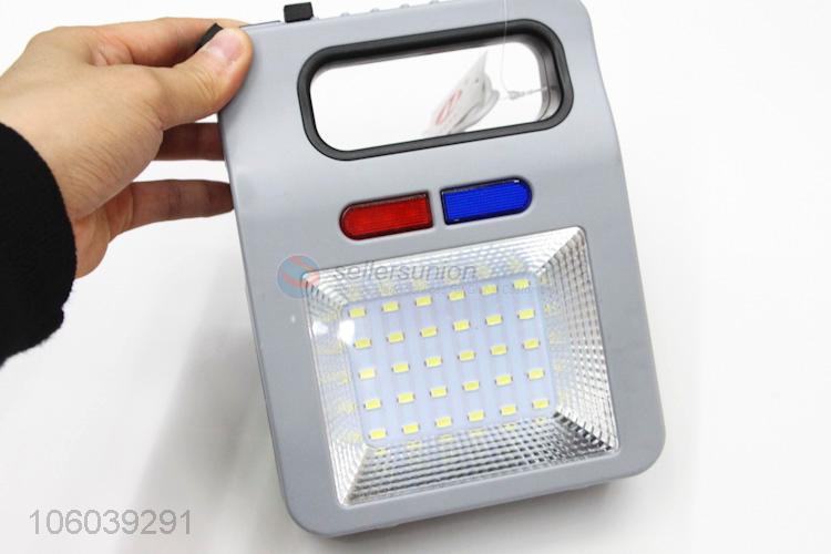 Popular Solar Chargeable Hand Lamp COB Flashlight