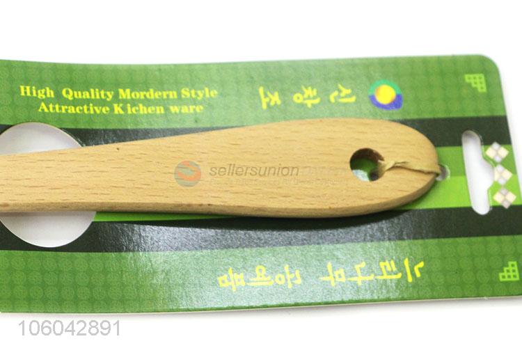High quality 100% wood kitchen utensils pancake turner wholesale