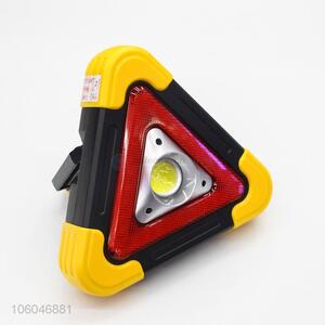 Factory price solar led warning triangle sign light for road safety