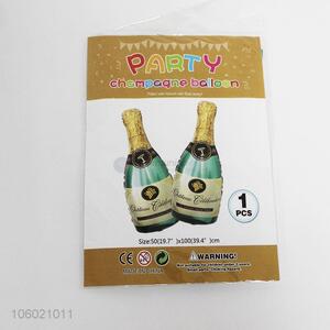 New arrival champagne shape aluminum foil balloons