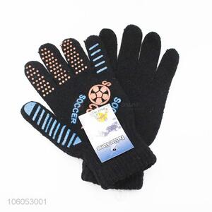 High sales men's winter warm knitted  dispensing non-slip gloves