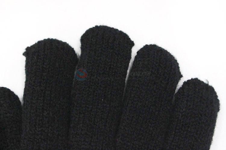Fashion imitation cashmere men winter warm gloves