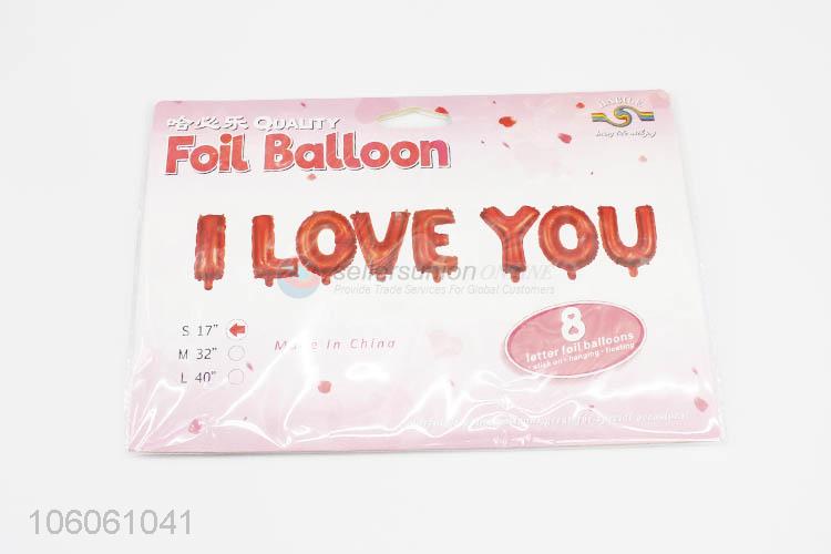 Top Selling I LOVE YOU Party Balloons for Decoration