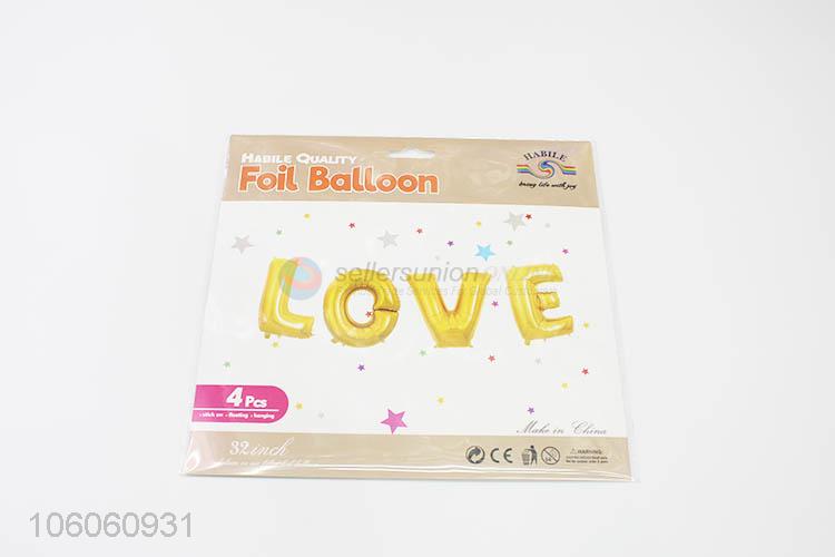 Competitive Price Love Letters Wedding Foil Balloons