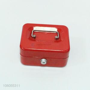 New extra small lock portable metal steel cash box safe