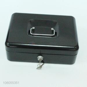 High quality metal cash box with key lock