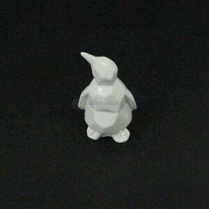 Hot products penguin shape white ceramic decoration