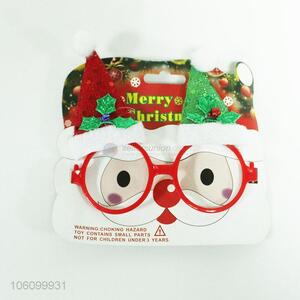 Unique design christmas decoration plastic glasses