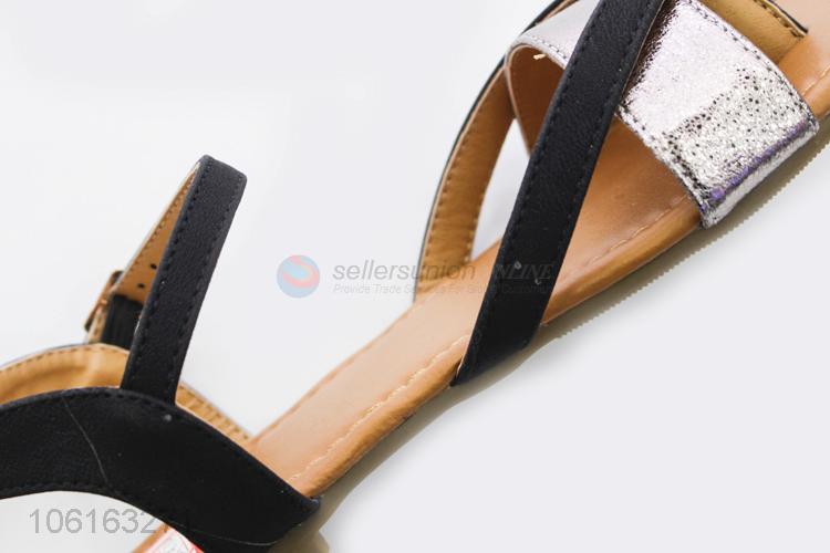 Hot Selling Woman Pu Beach Walk Nice Sandal Shoe For Woman Summer