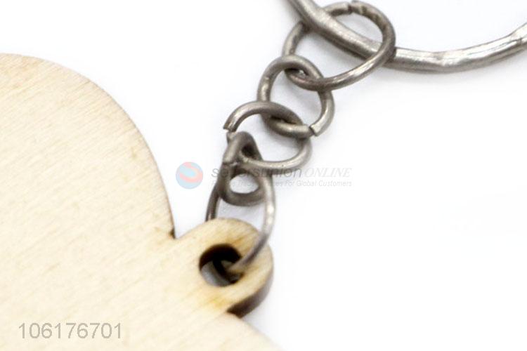 Factory Sale Love Shape DIY Gift Key Chain