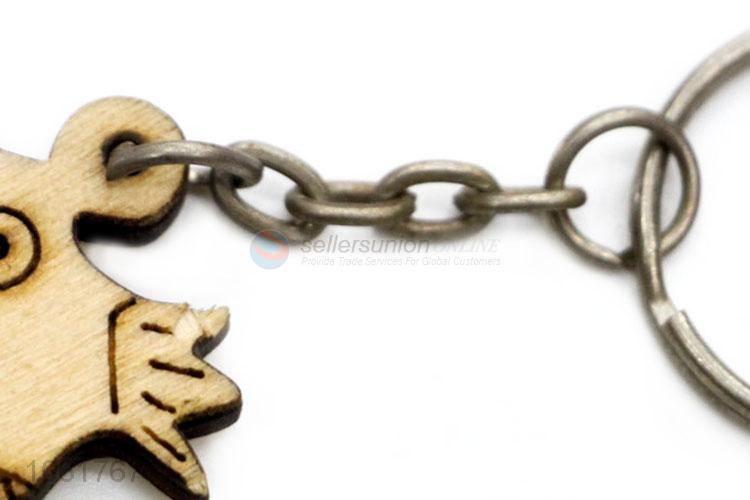 Factory Excellent MDF Cute Key Chain