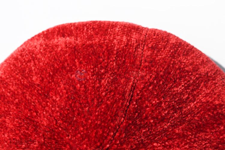 Wholesale New Red Chenille Beret Hats Caps For Woman