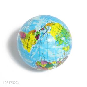 Custom world map pattern bouncy balls for kids