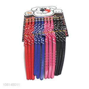 New Design 12 Pieces Colorful Pet Collars