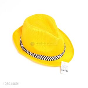 New style yellow cowboy hat outdoor sun hat