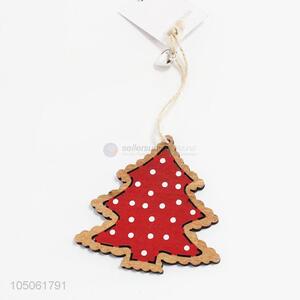 Cheap price red christmas tree shape christmas decoration