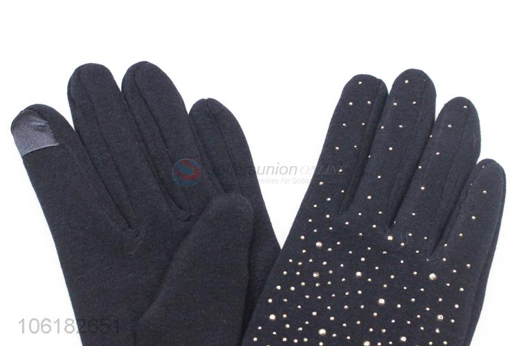 Popular Winter Outdoor Warm Gloves Wool Gloves For Women