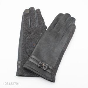 High Quality Fashion Suede Gloves Warm Gloves For Women