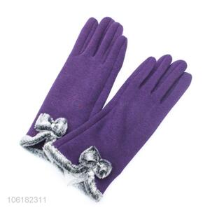 Wholesale Soft Warm Wool Winter Gloves For Women