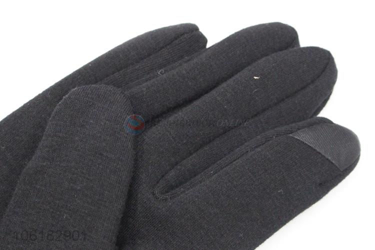 Custom Winter Touch Screen Gloves For Man