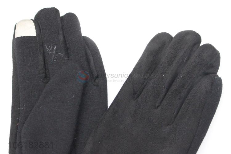 Best Quality Suede Gloves Winter Warm Gloves For Women