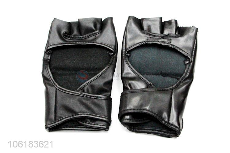 High quality pu boxing gloves fighting gloves for adults