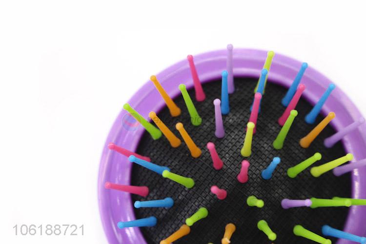 Factory Price Foldable Owl Shape Mirror with Comb