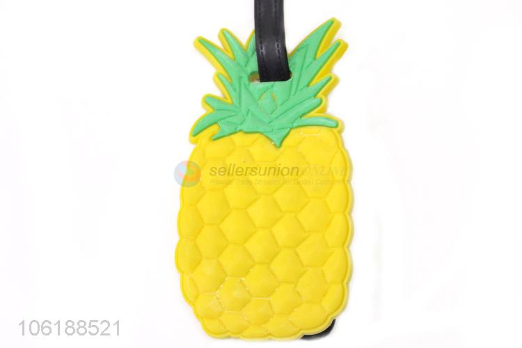 Best Sale Pineapple Silicone Luggage Tag