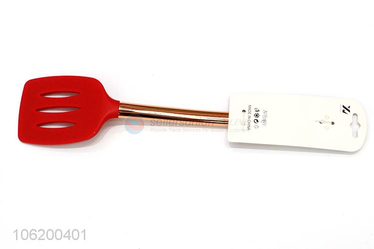 Custom Best Cooking Kitchen Tool Slotted Turner Silicone Frying Spatula
