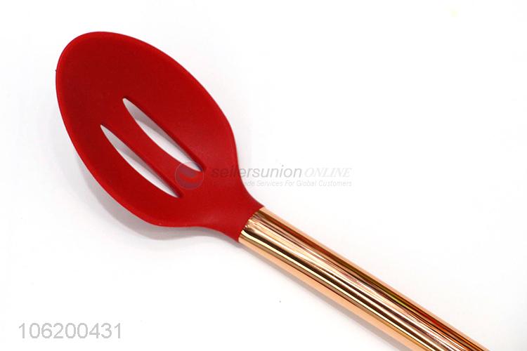 High Quality Kitchen Tools Silicone Slotted Spoon