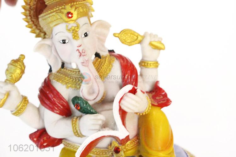 Wholesale Good Handmade Antique Home Decor Item Resin Idol Of Lord Ganesha