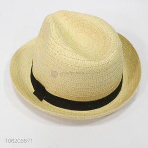 Wholesale lady beach hat summer sun protection paper straw hats