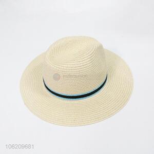 Promotional women summer sun protection paper straw hats