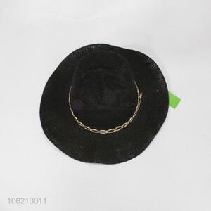 Factory sell summer simple beach paper straw hat for beautiful girl
