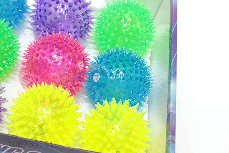 Best Sale Flashing Spiky Ball Children Plastic Toys Ball